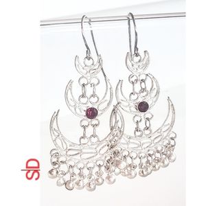 Filigree Dangle Earrings - Vintage 1970s